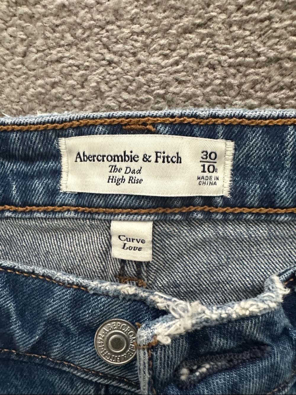 Curve love the dad high rise jeans